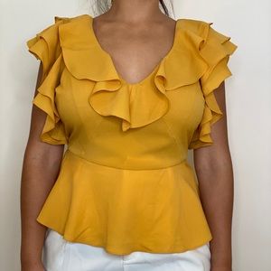 A beautiful elegant gold blouse.